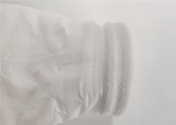 Industry White  PTFE Dust Collector 100% polyester needle punched nonwoven Material Filter Bag